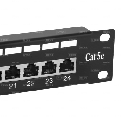 Патч-панель NTSS PREMIUM FTP, 19", 24 порта RJ45, cat.5е, 1U, 110 тип в России